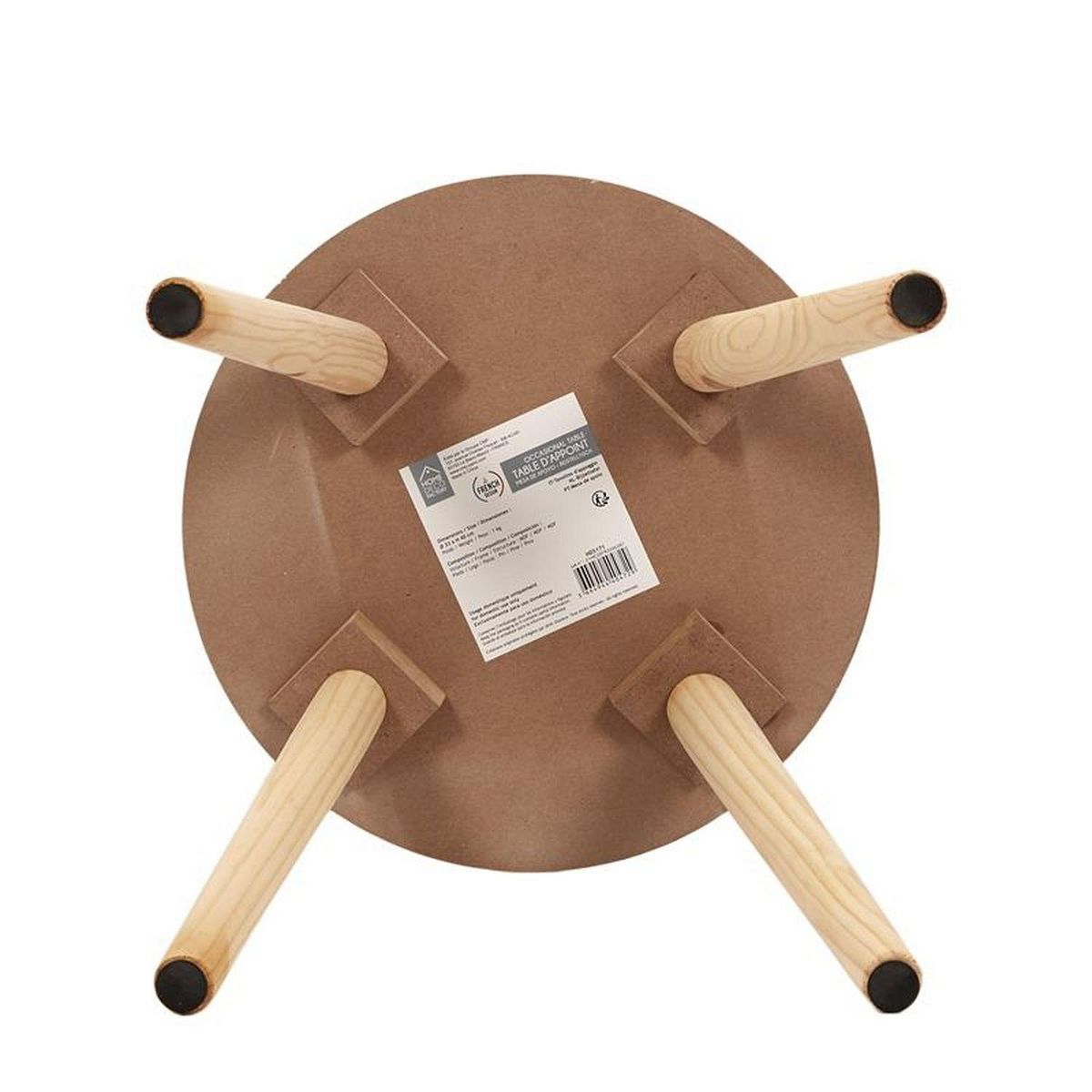 TOILINUX Duo de Tables gigognes Patio rondes