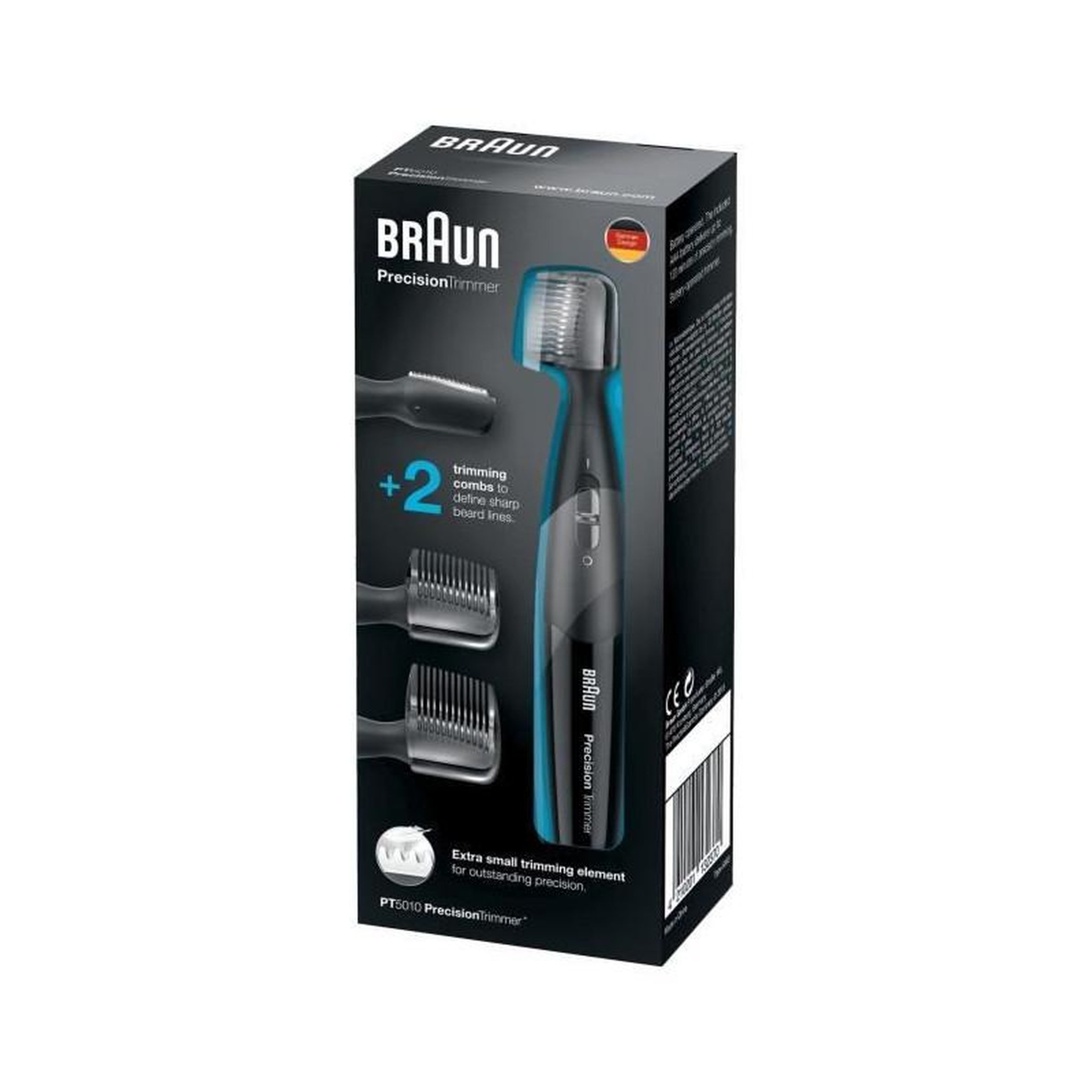 Voir la diapositive 4 : REMINGTON BRAUN - Tondeuse de précision PT5010 - Rechargeable - Autonomie 120 min - Noir