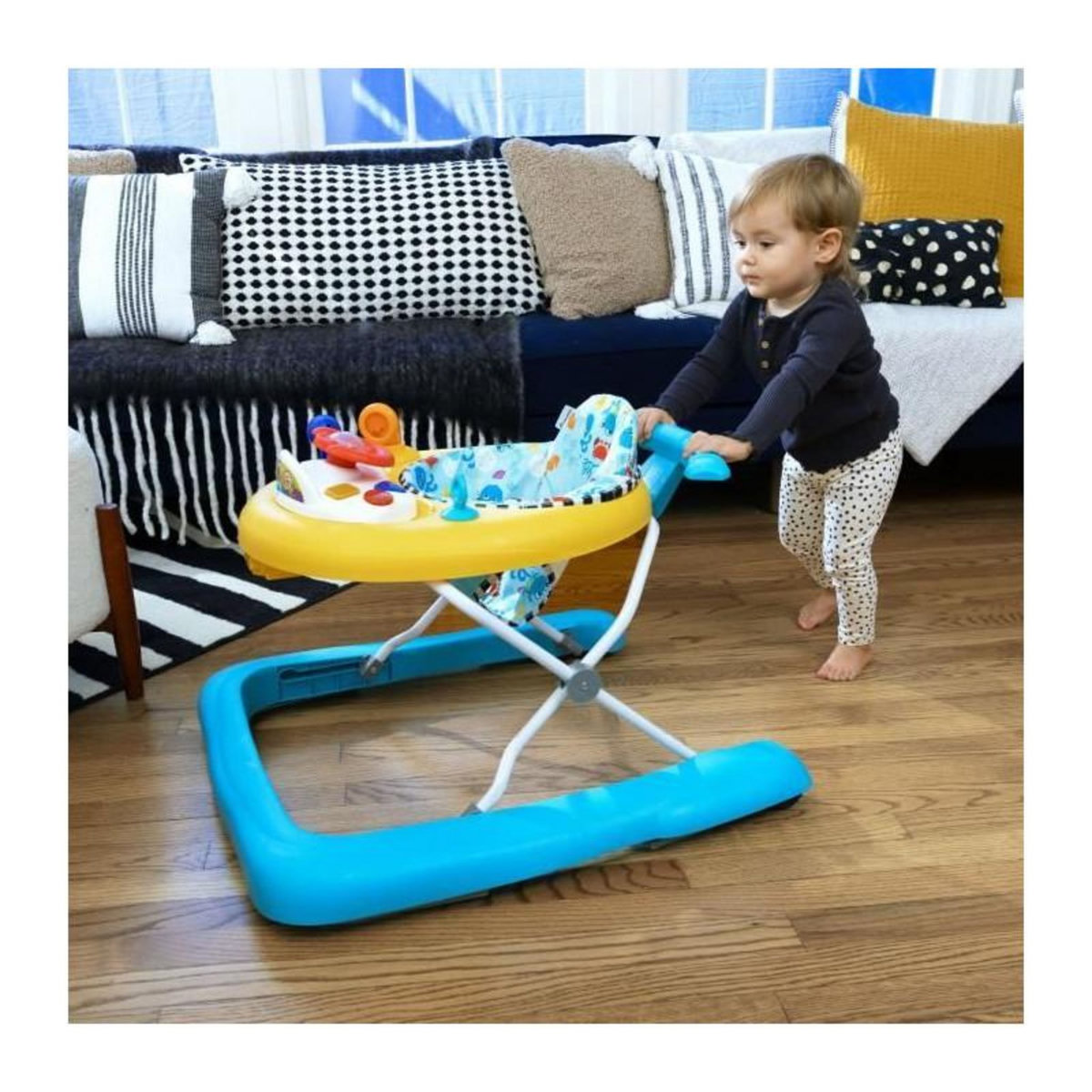 BABY EINSTEIN Trotteur sous marin - BABY EINSTEIN - Ocean Explorers Dive & Discover 3 en 1 - Jouet amovible pour jouer par terre
