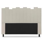 Paris Prix Tête de Lit en Tissu Design  Kenty  160cm Beige