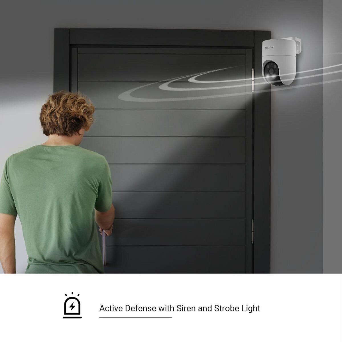 EZVIZ Caméra de surveillance Wifi H8C 1080P motorisée