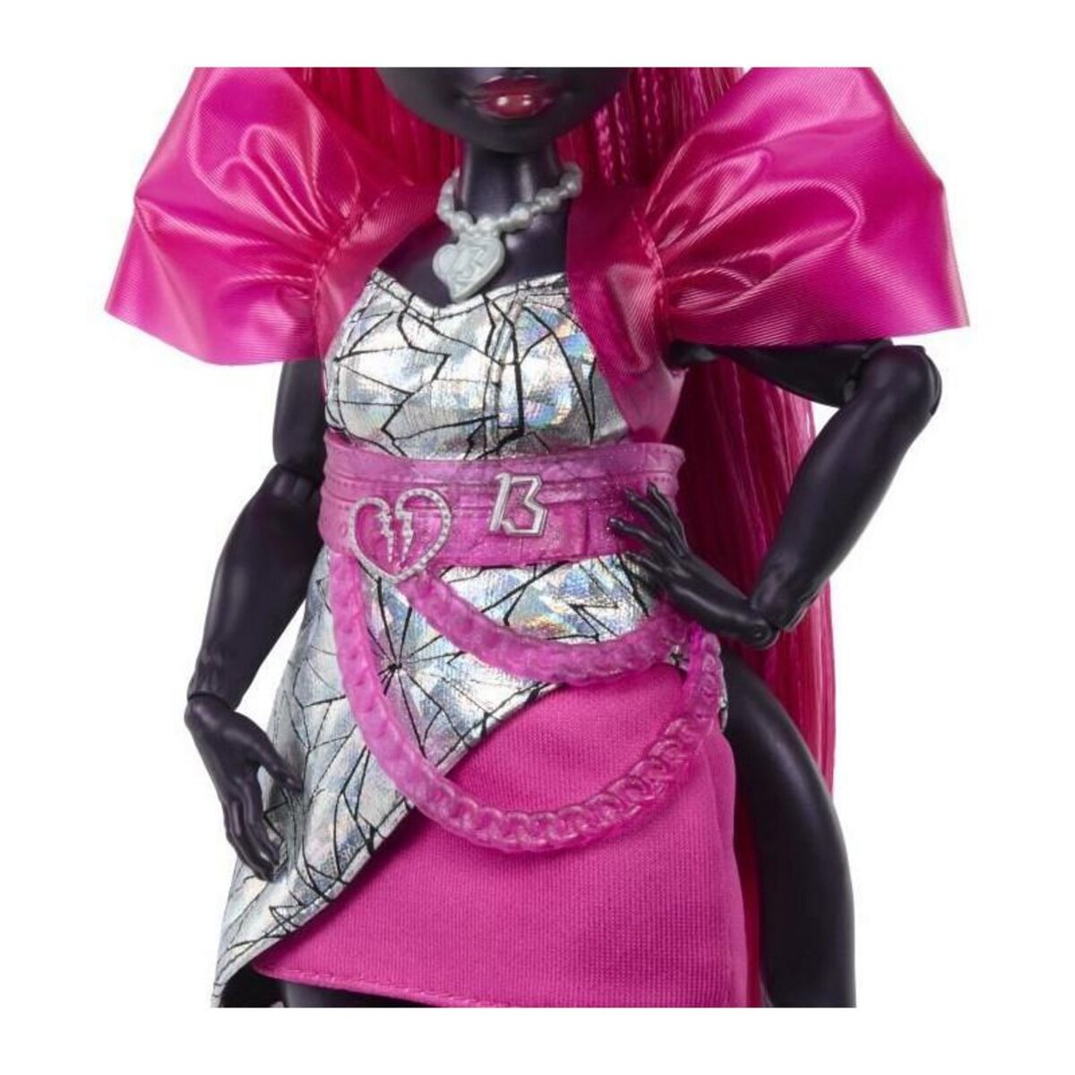 MONSTER HIGH Monster High-Catty Noir-Poupée avec chat Amulette et accessoires HXH76