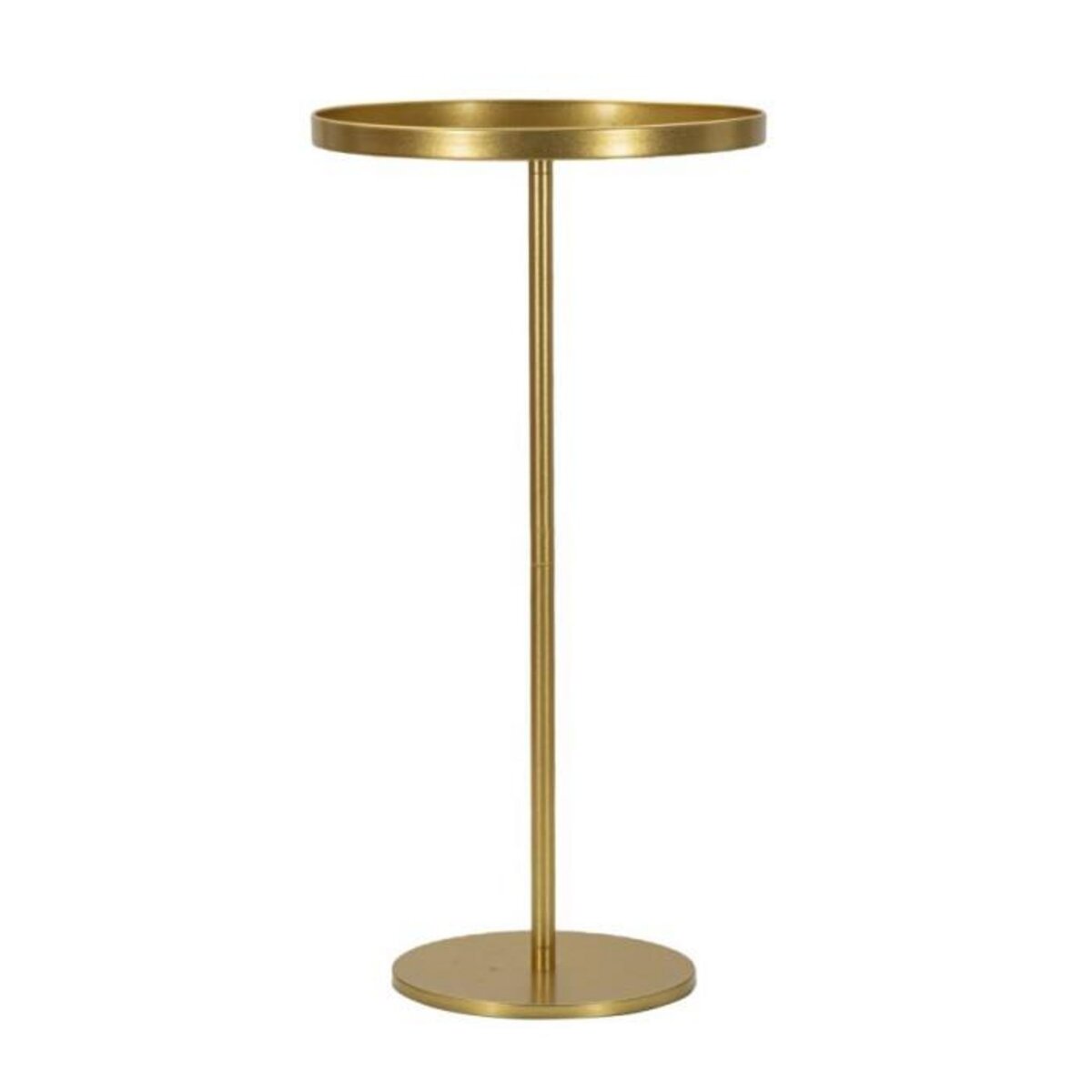 Paris Prix Table d'Appoint en Métal  Doha  100cm Or