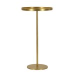 Paris Prix Table d'Appoint en Métal  Doha  100cm Or