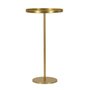 Voir la diapositive 1 : Paris Prix Table d'Appoint en Métal  Doha  100cm Or