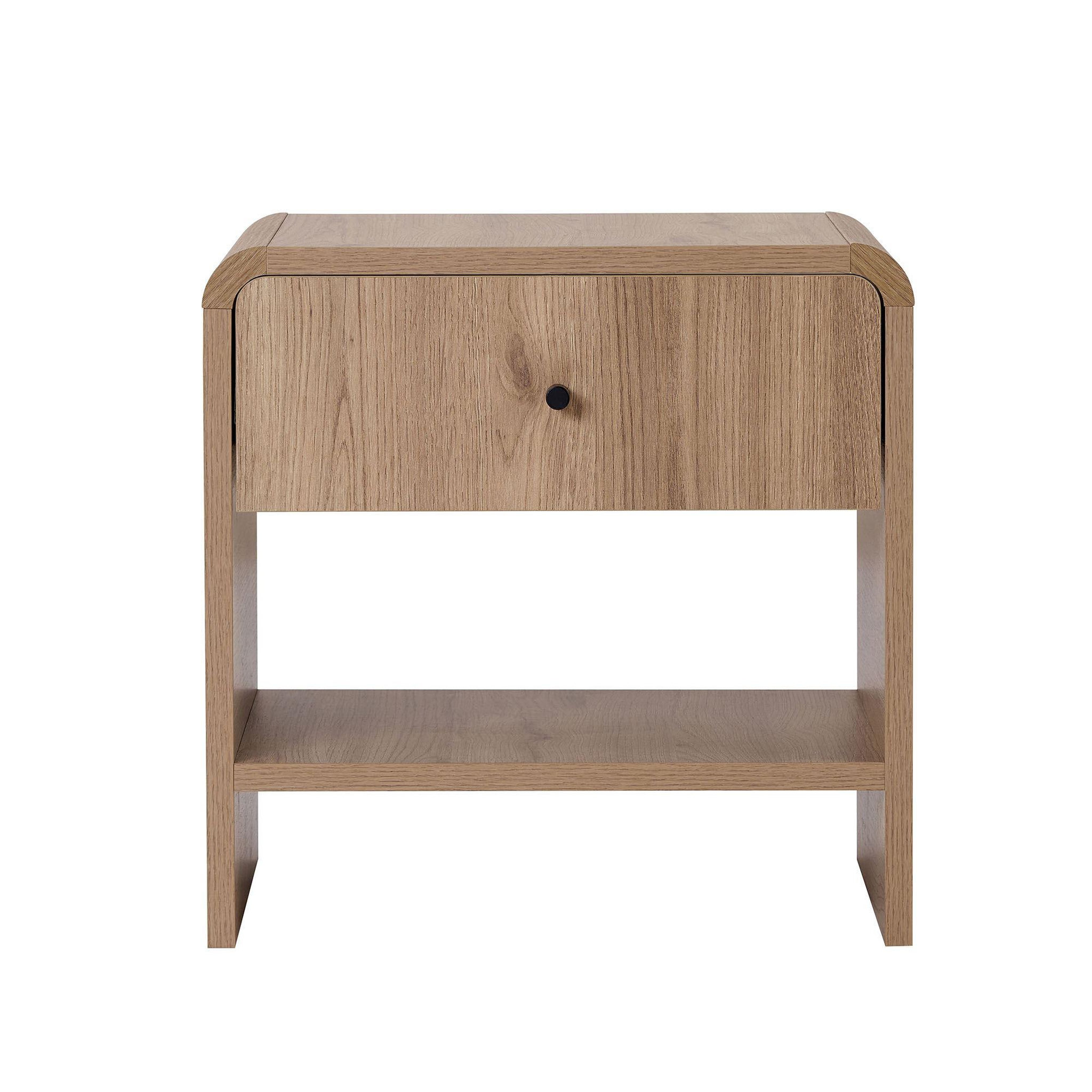 Habitat et Jardin Table de Chevet en bois   Parila   - 45 x 45 x 40 cm - Chêne Sepet