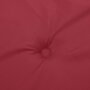 Voir la diapositive 5 : VIDAXL Coussin de banc de jardin rouge bordeaux 180x50x3 cm