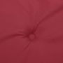 Voir la diapositive 5 : VIDAXL Coussin de banc de jardin rouge bordeaux 180x50x3 cm