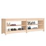 Voir la diapositive 4 : VIDAXL Banc a chaussures 160x36,5x50 cm Bois de pin massif
