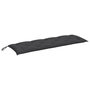 Voir la diapositive 5 : VIDAXL Coussins de banc de jardin lot de 2 anthracite melange tissu