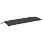 Voir la diapositive 5 : VIDAXL Coussins de banc de jardin lot de 2 anthracite melange tissu