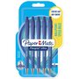 PAPERMATE Lot de 5 stylos bille pointe moyenne rétractables Flexgrip Ultra encre bleue
