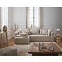 Voir la diapositive 1 : BEST MOBILIER Topaze - canapé d'angle réversible - 4 places - convertible avec coffre - en tissu