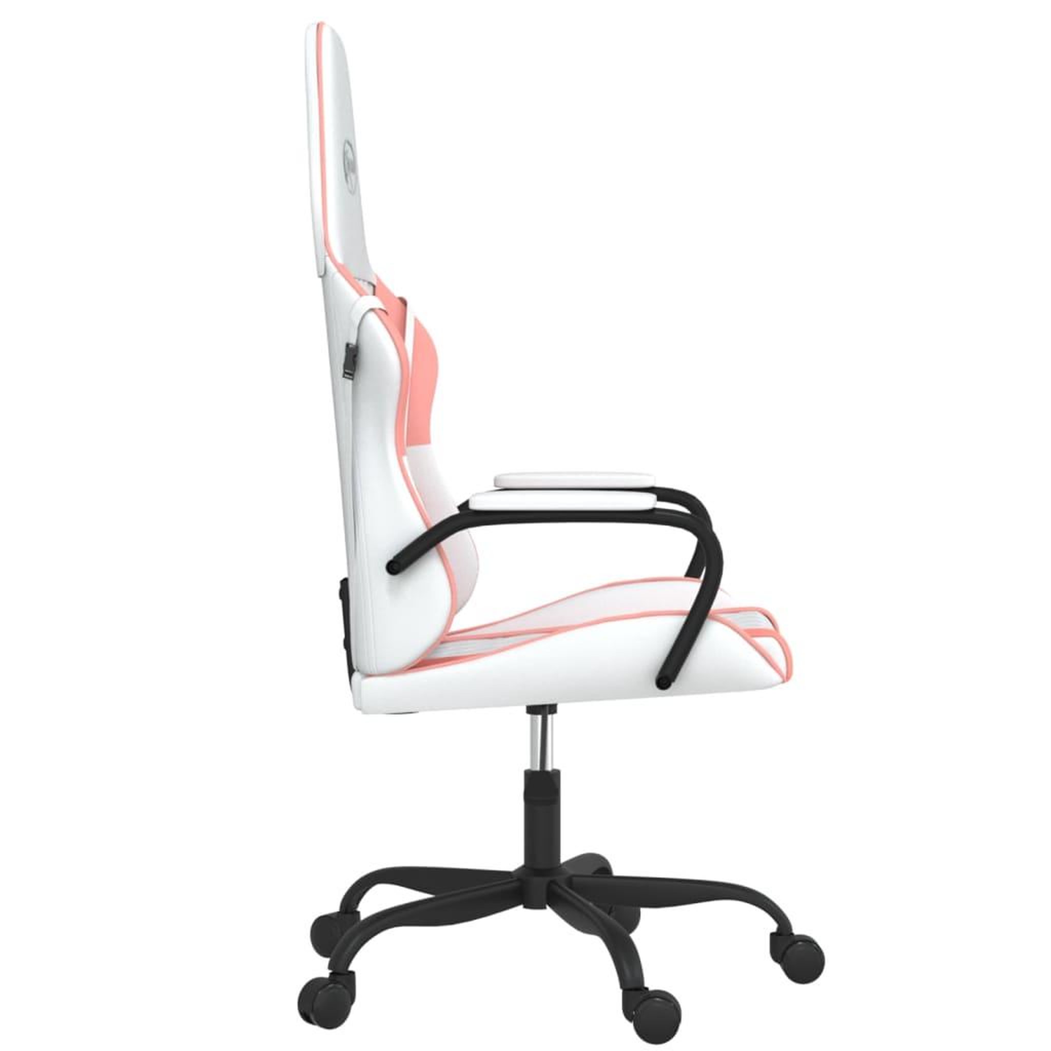 Voir la diapositive 4 : VIDAXL Chaise de jeu de massage Blanc et rose Similicuir