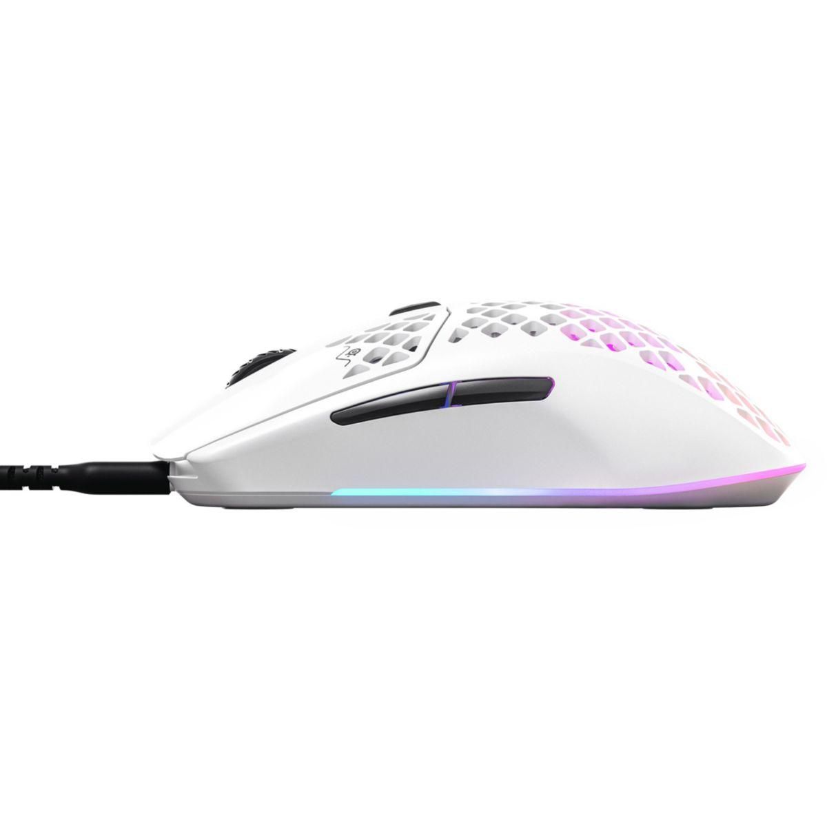 STEEL SERIES Souris Gamer Filaire Aerox 3 White