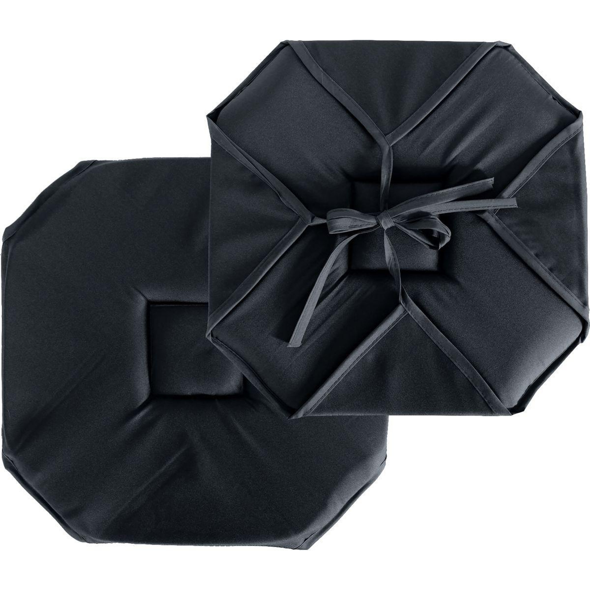 ENJOY HOME Galette de chaise uni  basic  40x40cm gris foncé