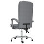 Voir la diapositive 5 : VIDAXL Fauteuil de massage inclinable de bureau Gris clair Tissu