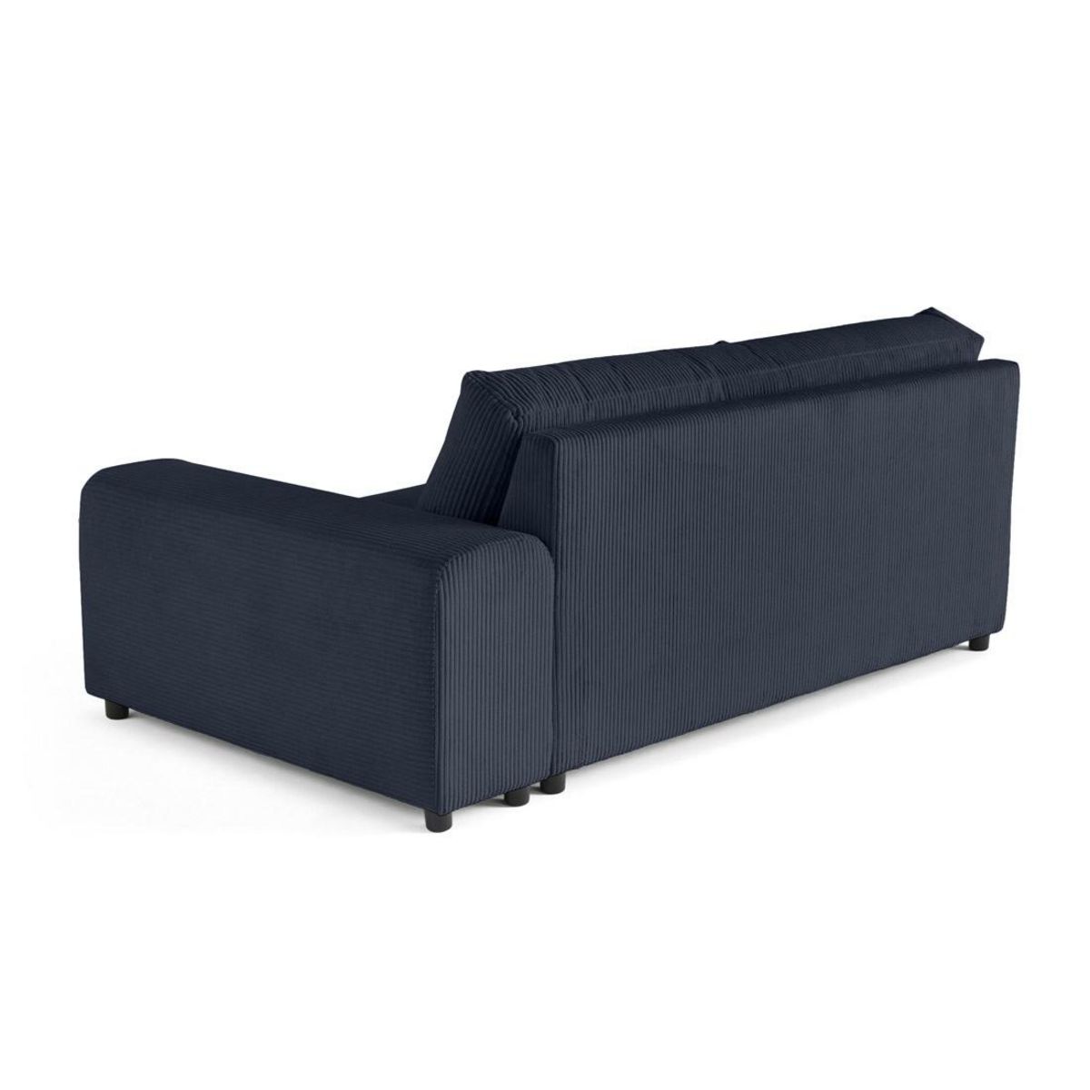 LISA DESIGN Garance - module d'assise 3 places avec accoudoir droit - en velours côtelé