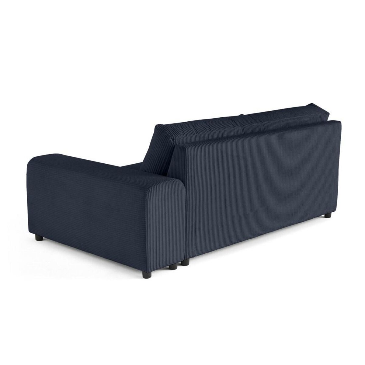 LISA DESIGN Garance - module d'assise 3 places avec accoudoir droit - en velours côtelé