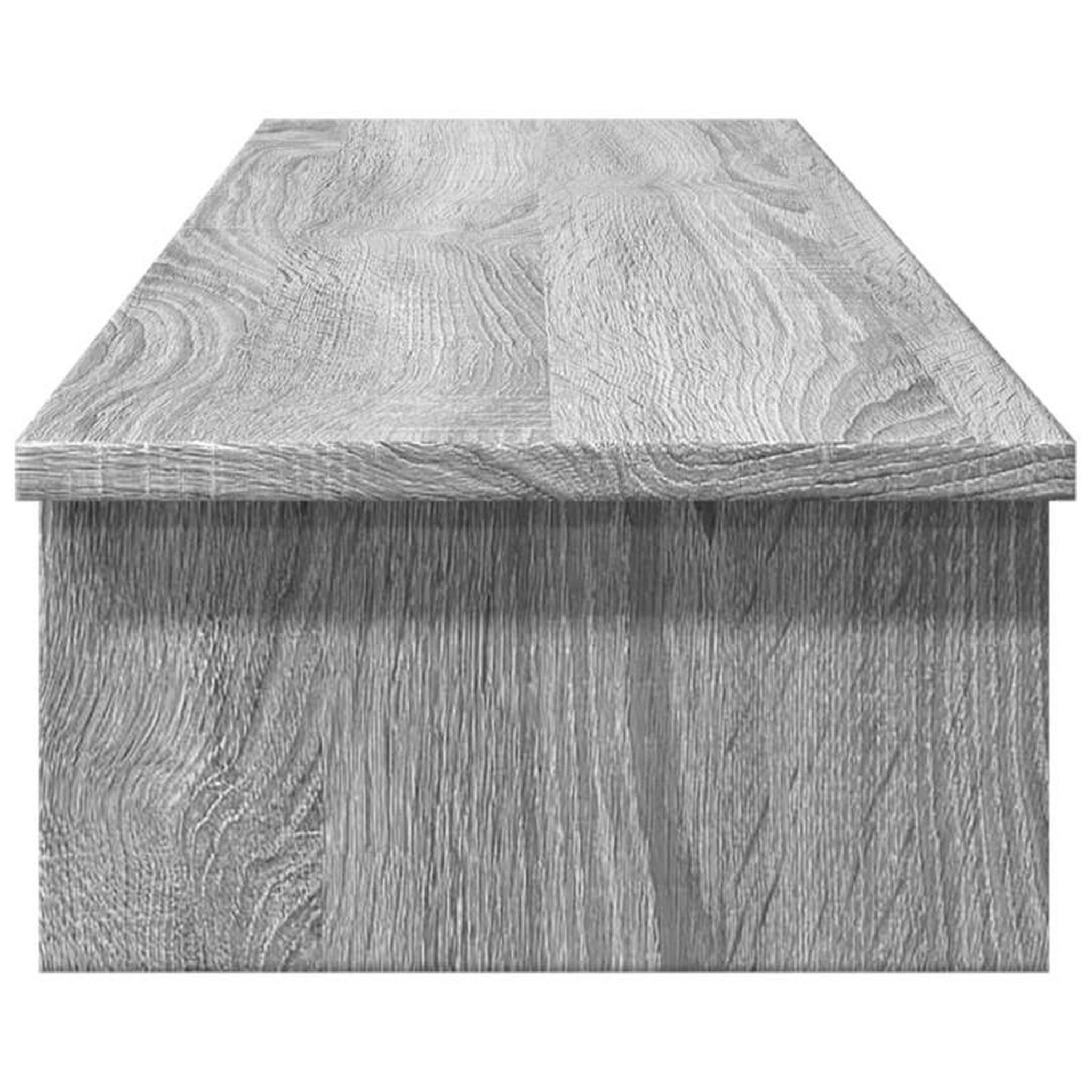 Voir la diapositive 5 : VIDAXL Support de moniteur sonoma gris 100x27x15 cm bois d ingénierie