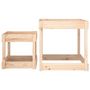 Voir la diapositive 4 : VIDAXL Tables à sable 2 pcs bois de pin massif