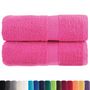 Voir la diapositive 2 : VIDAXL Serviettes de visage de qualité supérieure SOLUND 2 pcs rose