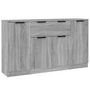 Voir la diapositive 2 : VIDAXL Buffets 3 pcs Sonoma gris Bois d'ingenierie