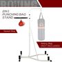 Voir la diapositive 4 : HOMCOM Support autoportant pour sac de frappe - support sac de boxe lestable - poire de vitesse intégrée