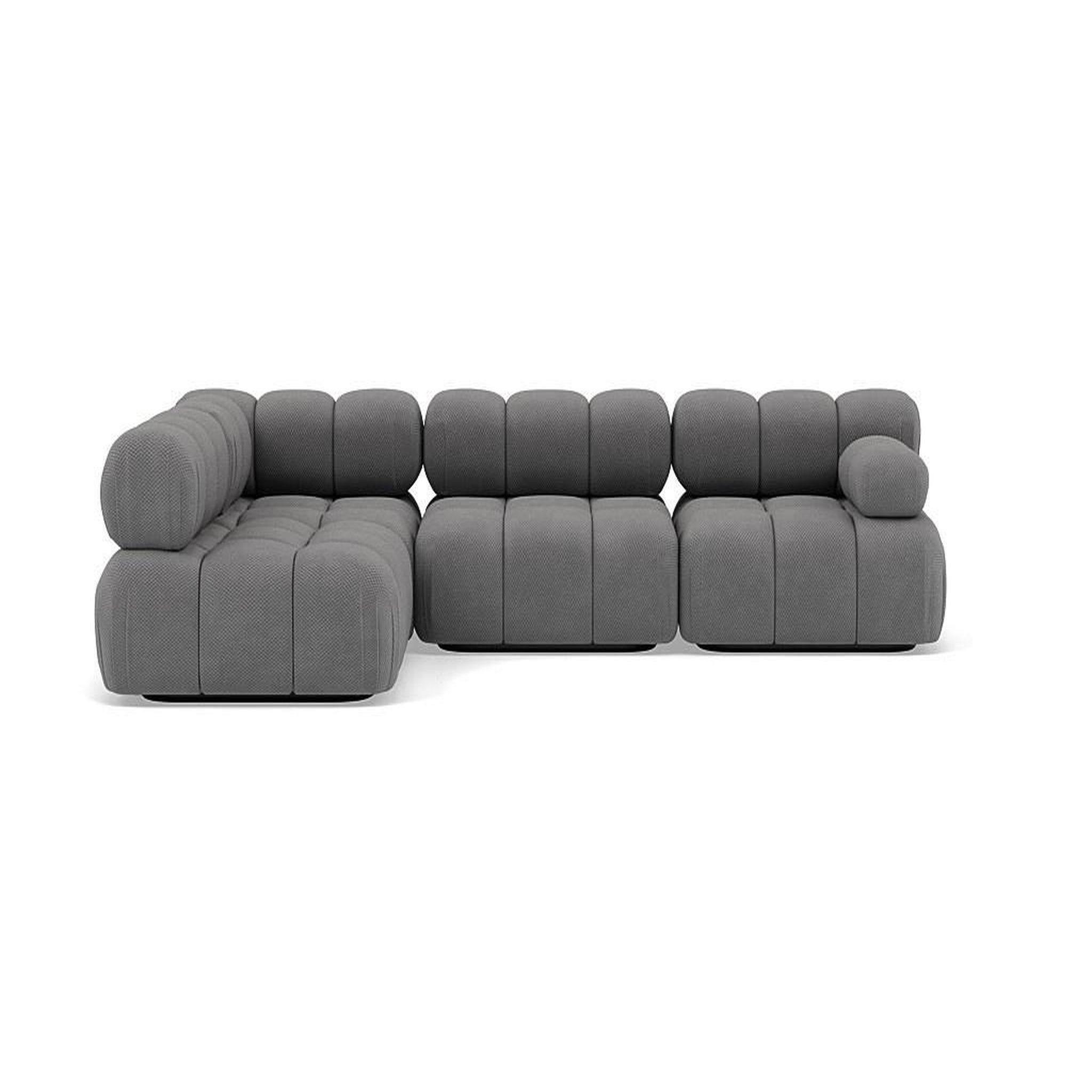 Voir la diapositive 1 : LISA DESIGN Ruby - canapé modulable d'angle gauche 5 places en velours texturé