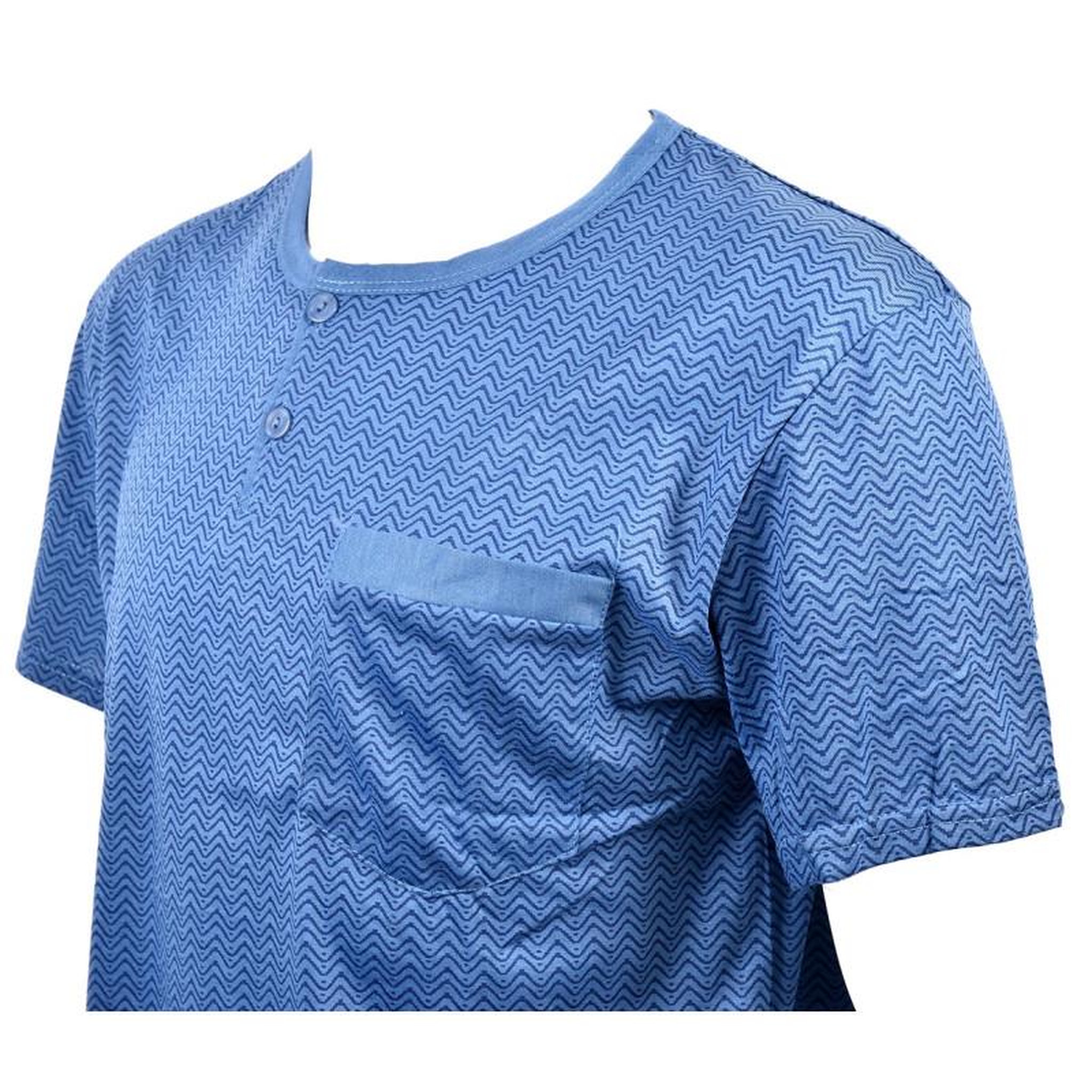 Voir la diapositive 3 : OZABI Pyjama Court Homme ECO HOMEWEAR