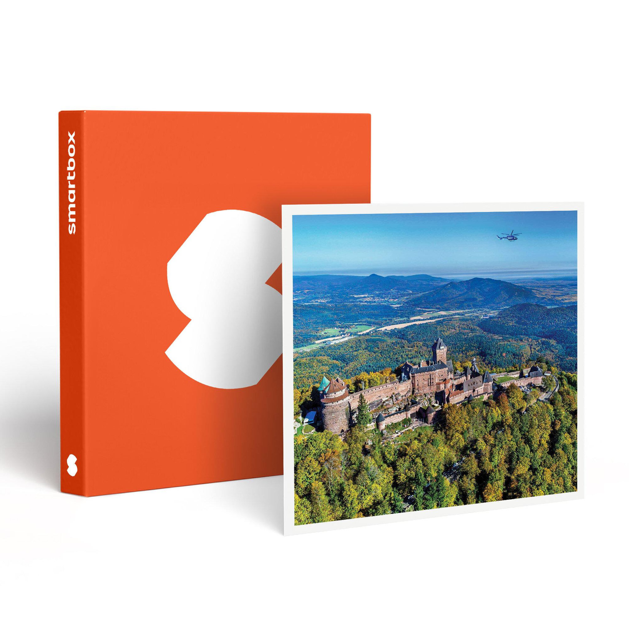 Smartbox Vol en hélicoptère de 20 min pour 2 personnes au-dessus de colmar et ses environs - coffret cadeau sport & aventure