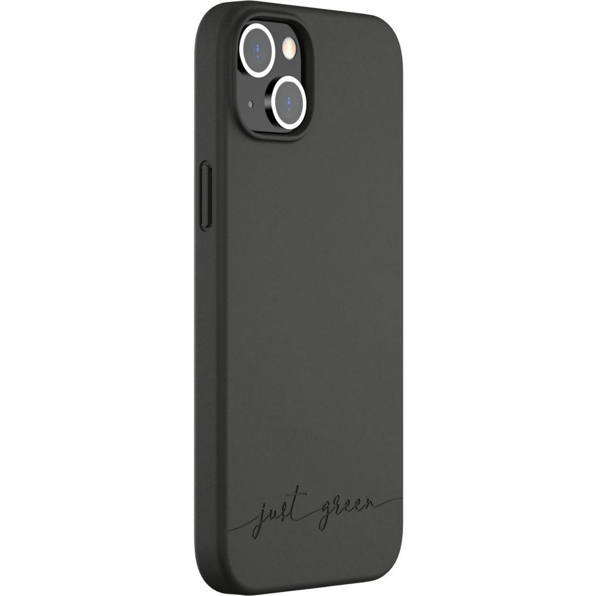 JUST GREEN Coque iPhone 14 Plus Bio noir