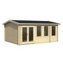 Voir la diapositive 2 : Abri de jardin bois - 19,2m² - DOURO