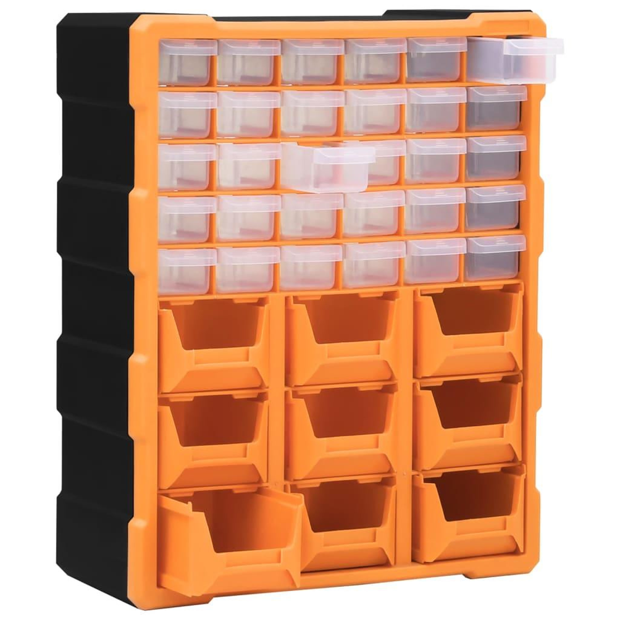 Voir la diapositive 4 : VIDAXL Organisateur multi-tiroirs avec 39 tiroirs 38x16x47 cm