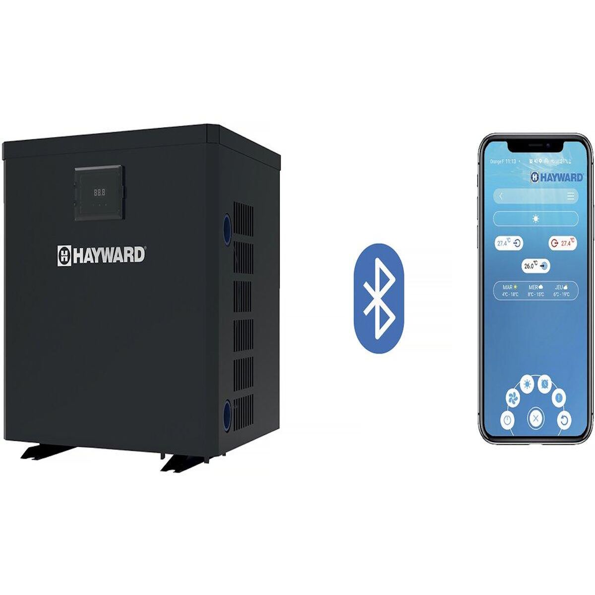 Hayward Pompe à chaleur pour piscine 3.5 kw/h - Hayward -  Micro  - Noir