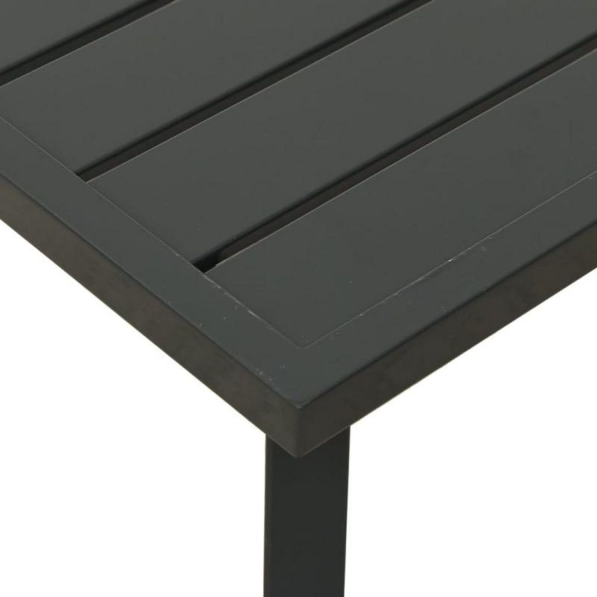 VIDAXL Table basse de jardin anthracite 110x55x35 cm acier