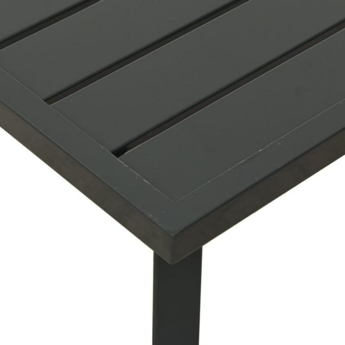 VIDAXL Table basse de jardin anthracite 110x55x35 cm acier