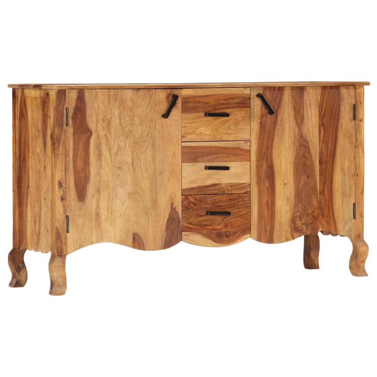 VIDAXL Buffet 145x40x80 cm Bois solide