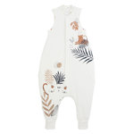 Petit Béguin Turbulette d'hiver en velours avec pieds retroussables Gaufrette. Coloris disponibles : Beige