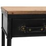 VIDAXL Table console MDF et bois de sapin 100 x 33,5 x 80 cm