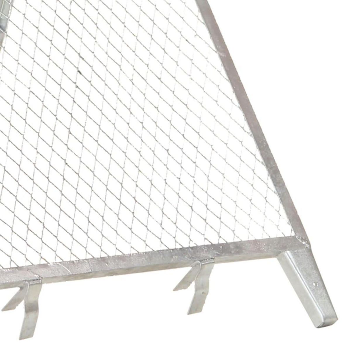 VIDAXL Tamis de jardin Acier galvanise