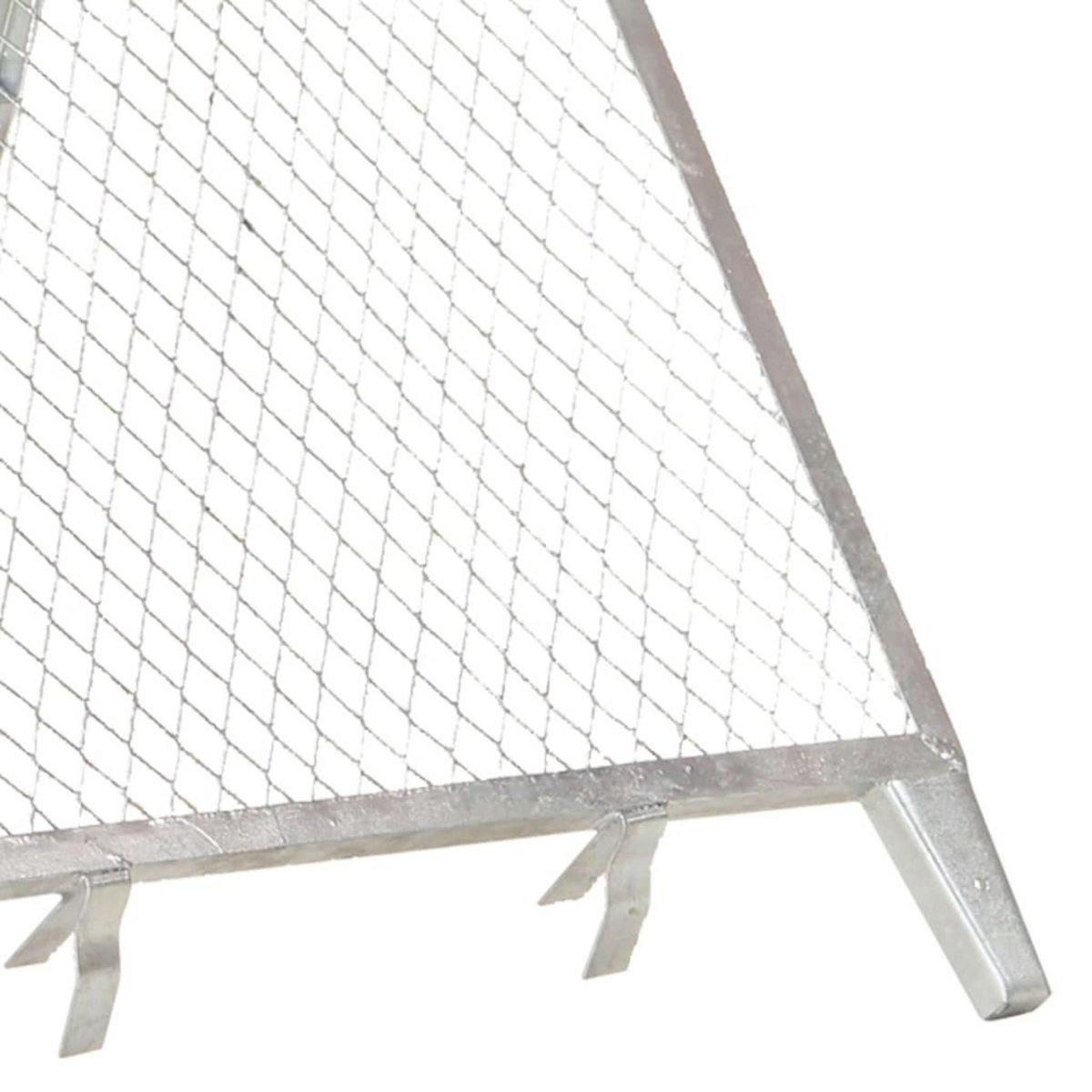 VIDAXL Tamis de jardin Acier galvanise