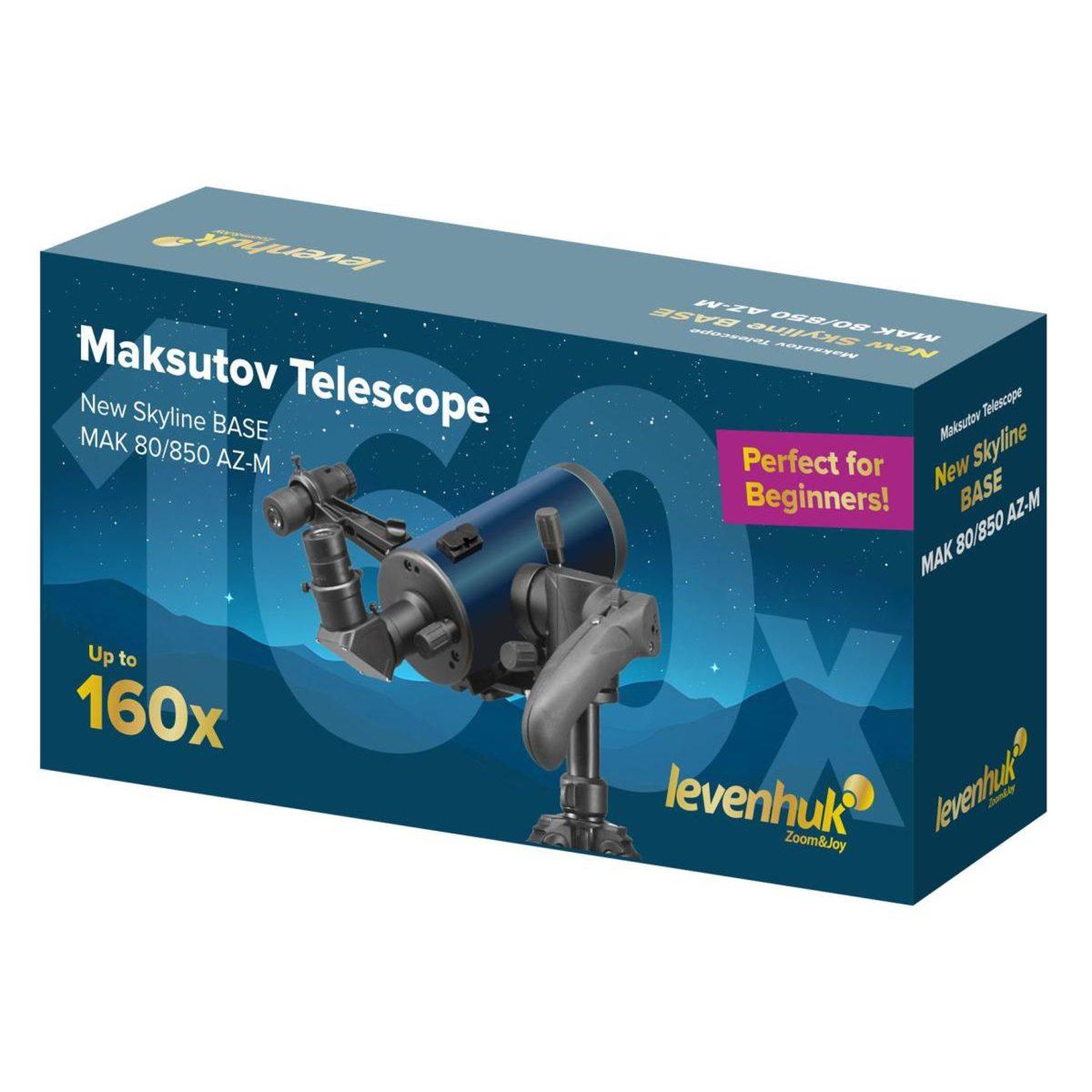 Voir la diapositive 2 : LEVENHUK Télescope  new skyline base 80/850 az-m