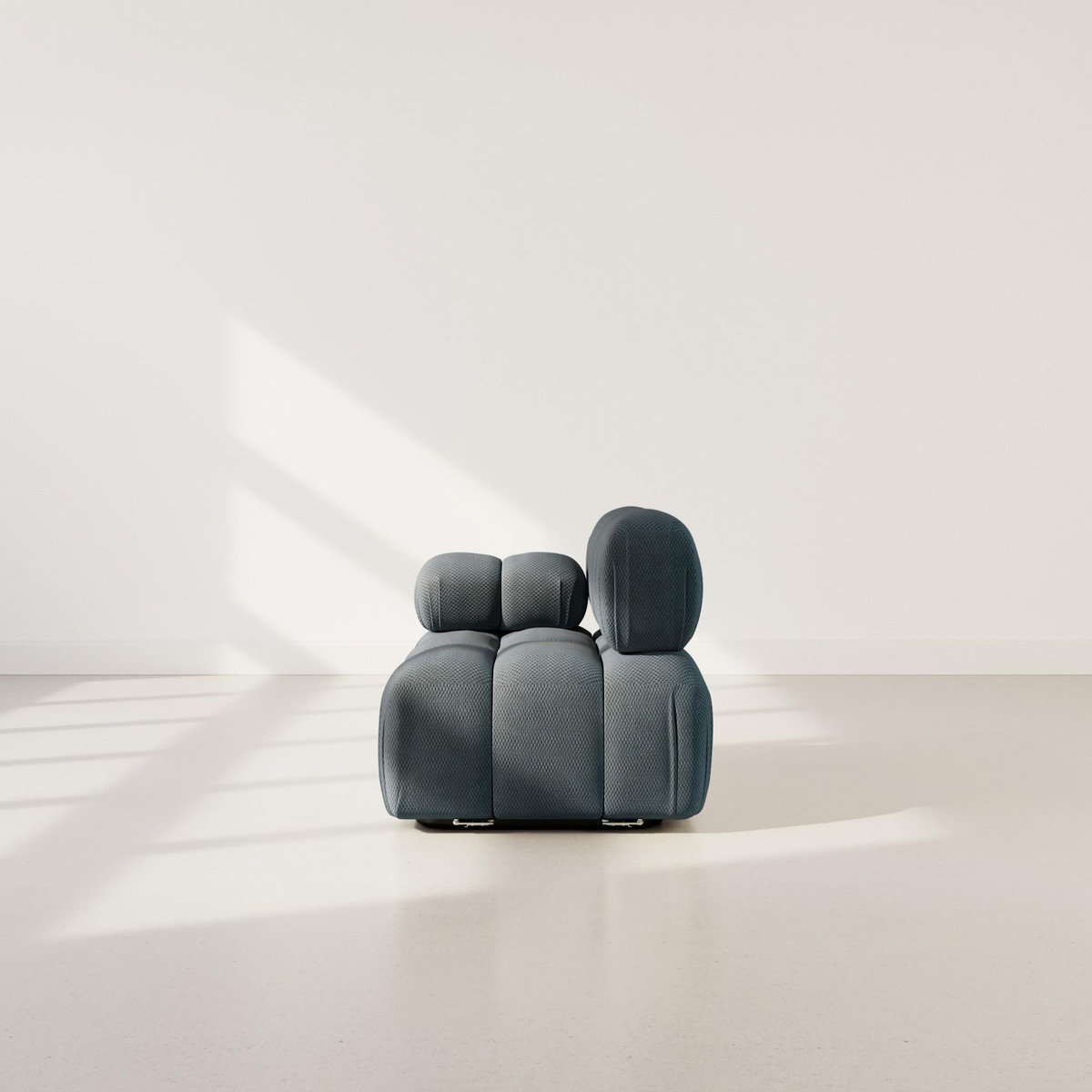 LISA DESIGN Ruby - module d'assise gauche en velours texturé
