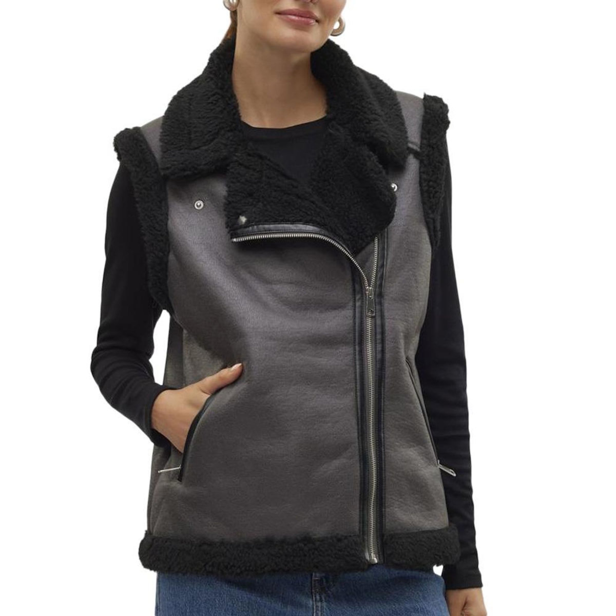 Vero Moda Veste Sans Manches e Femme Vero Moda Waistcoat