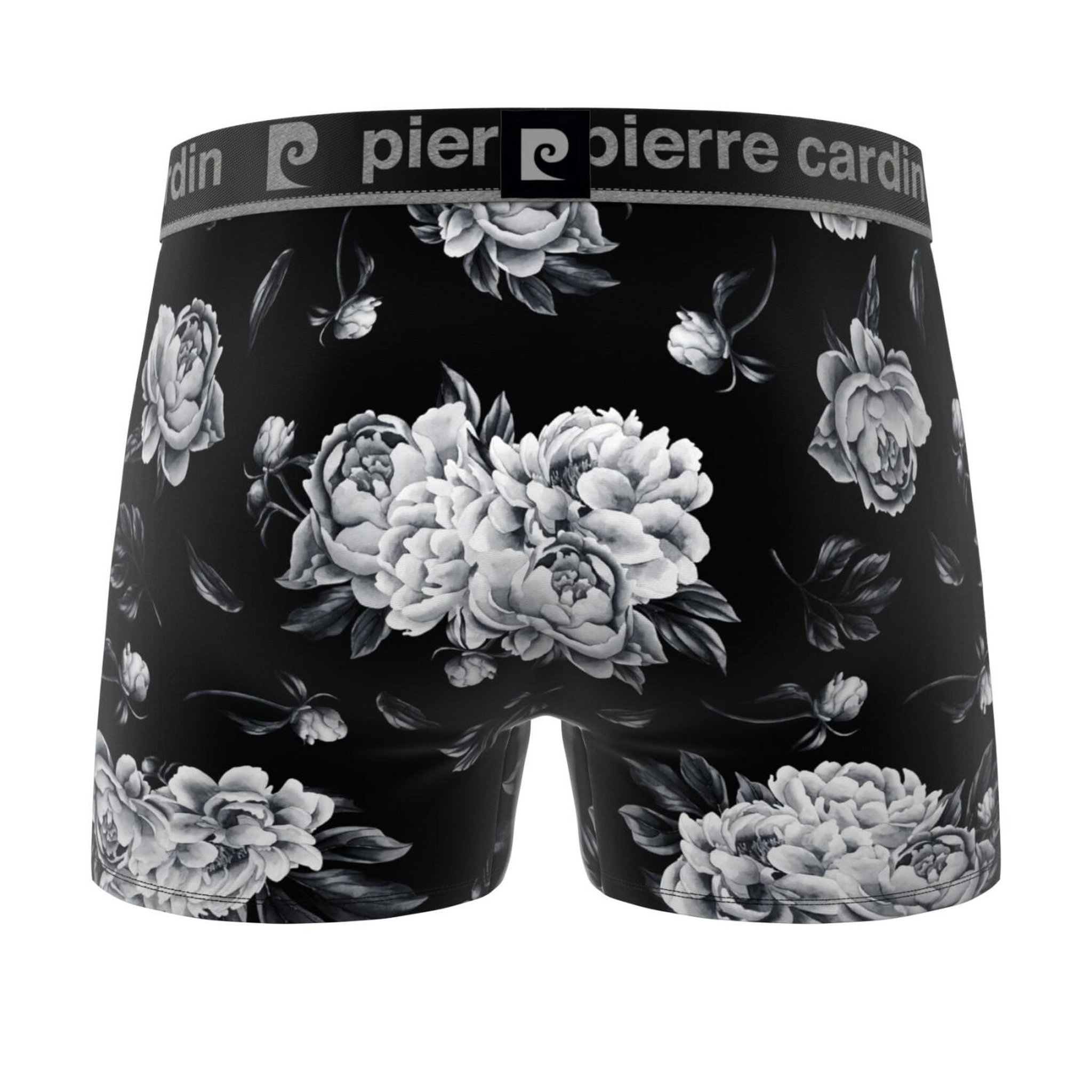 Voir la diapositive 4 : PIERRE CARDIN Lot de 3 boxers homme flowers