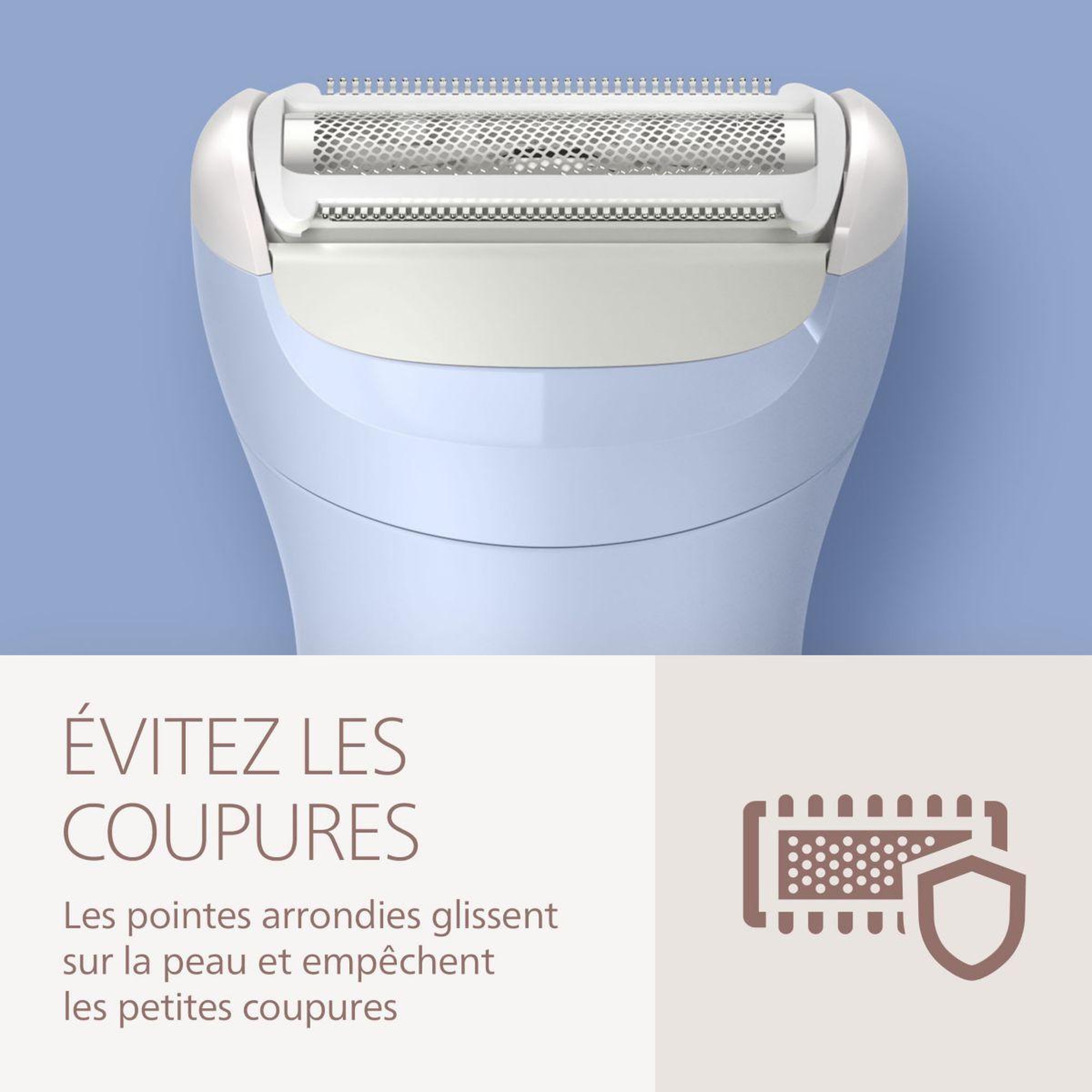 Voir la diapositive 5 : Philips Rasoir électrique femme BRL127/00