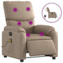 Voir la diapositive 2 : VIDAXL Fauteuil de massage inclinable electrique cappuccino similicuir