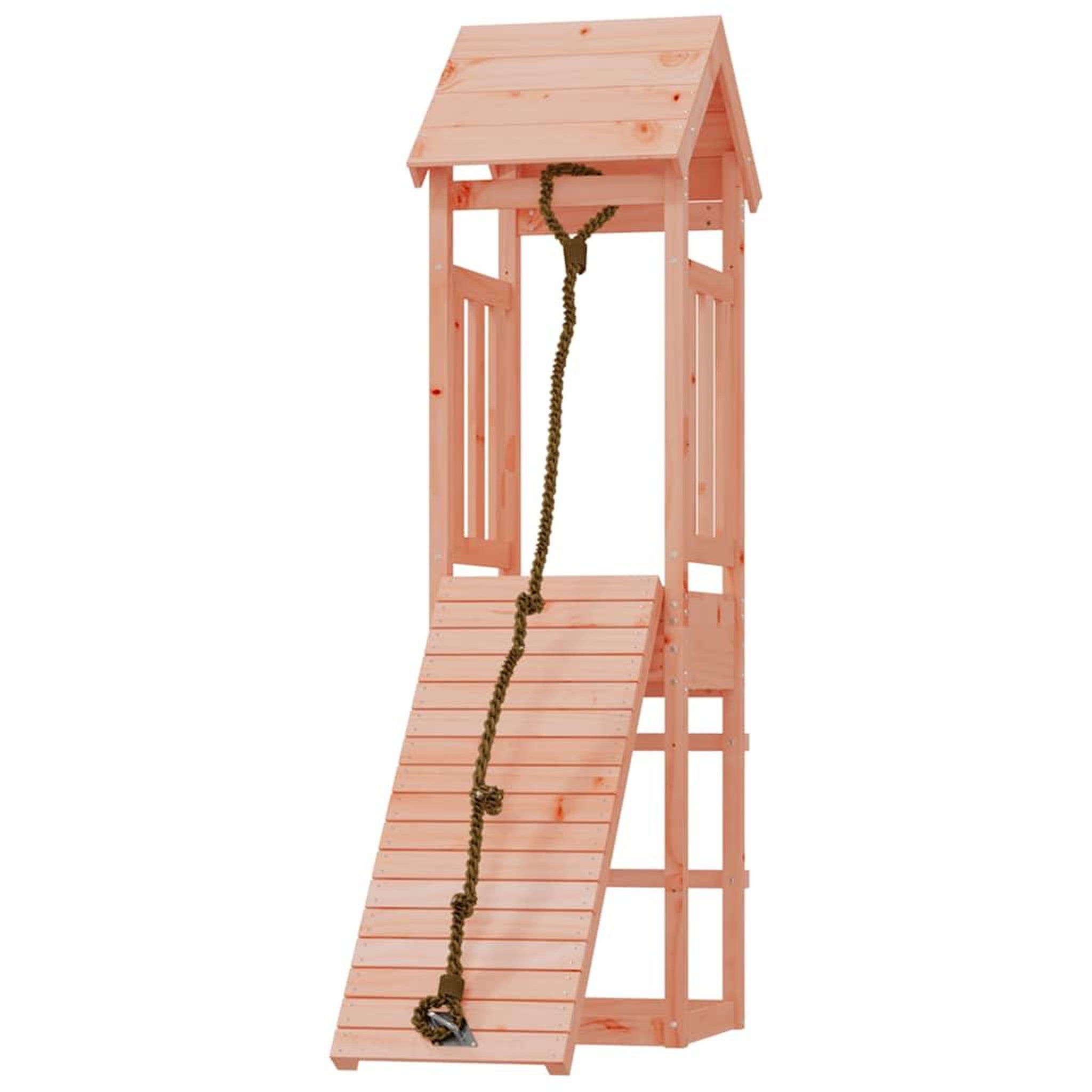 Voir la diapositive 3 : VIDAXL Maisonnette de jeu avec mur d'escalade bois massif douglas