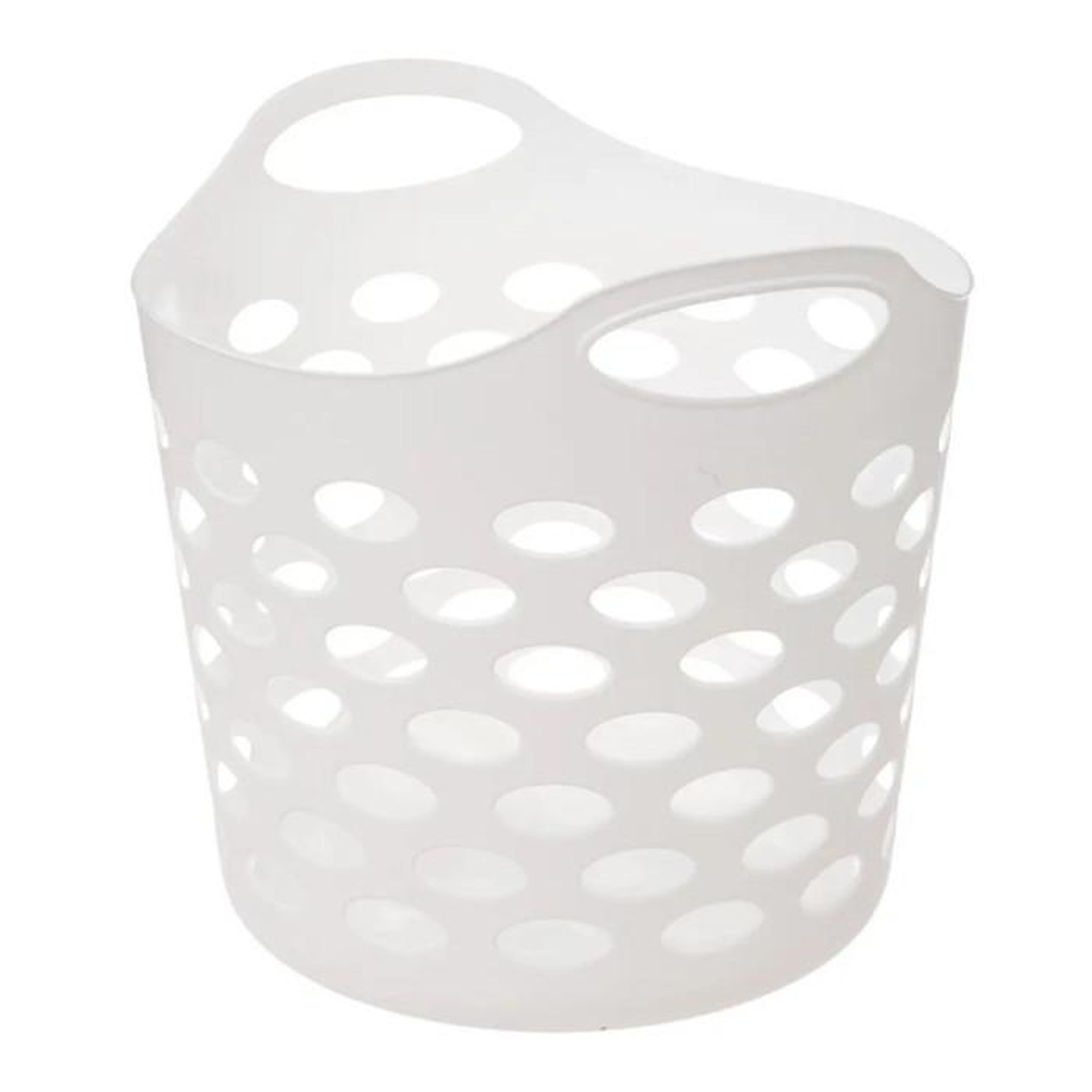 Voir la diapositive 1 : FIVE Panier à Linge  Flex  28L Blanc
